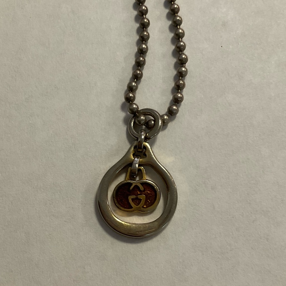 AUTHENTIC UPCYCLED GUCCI PENDANT NECKLACE